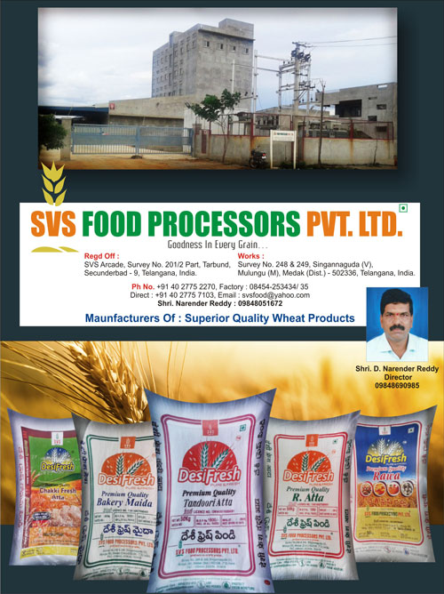 Svs Food Processors Pvt. Ltd » Flour Mill in Hyderabad, Telangana