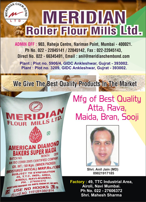 Meridian Chem-Bond Roller Flour Mill