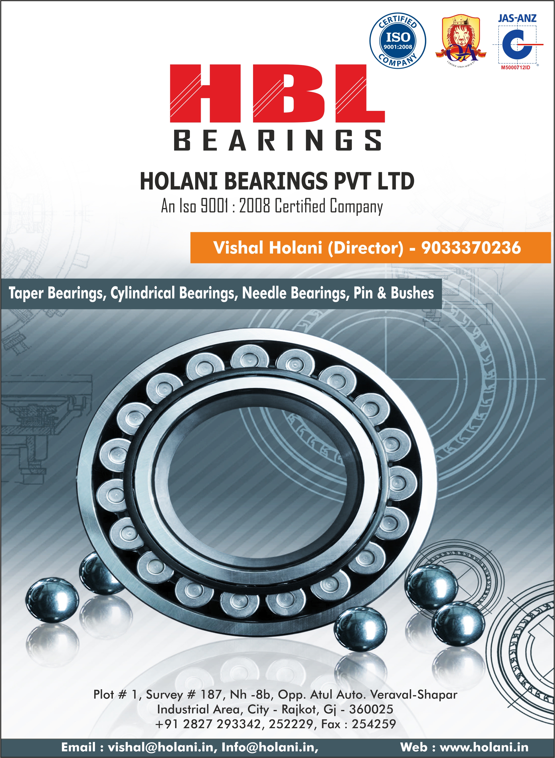 Holani Bearings Pvt. Ltd.