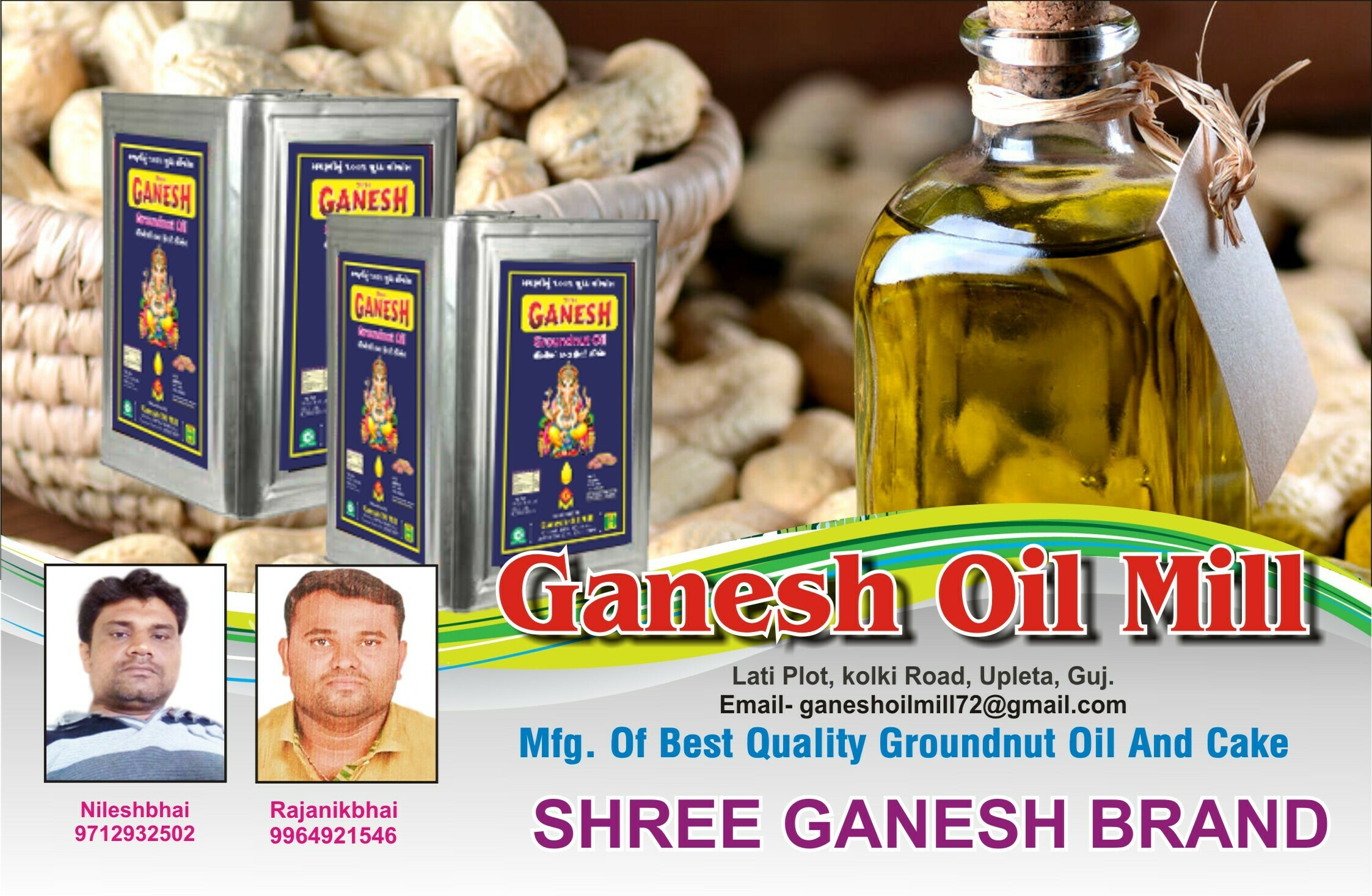Ganesh Oil Mill - Manufacturers Of Groundnut Oil And Cake