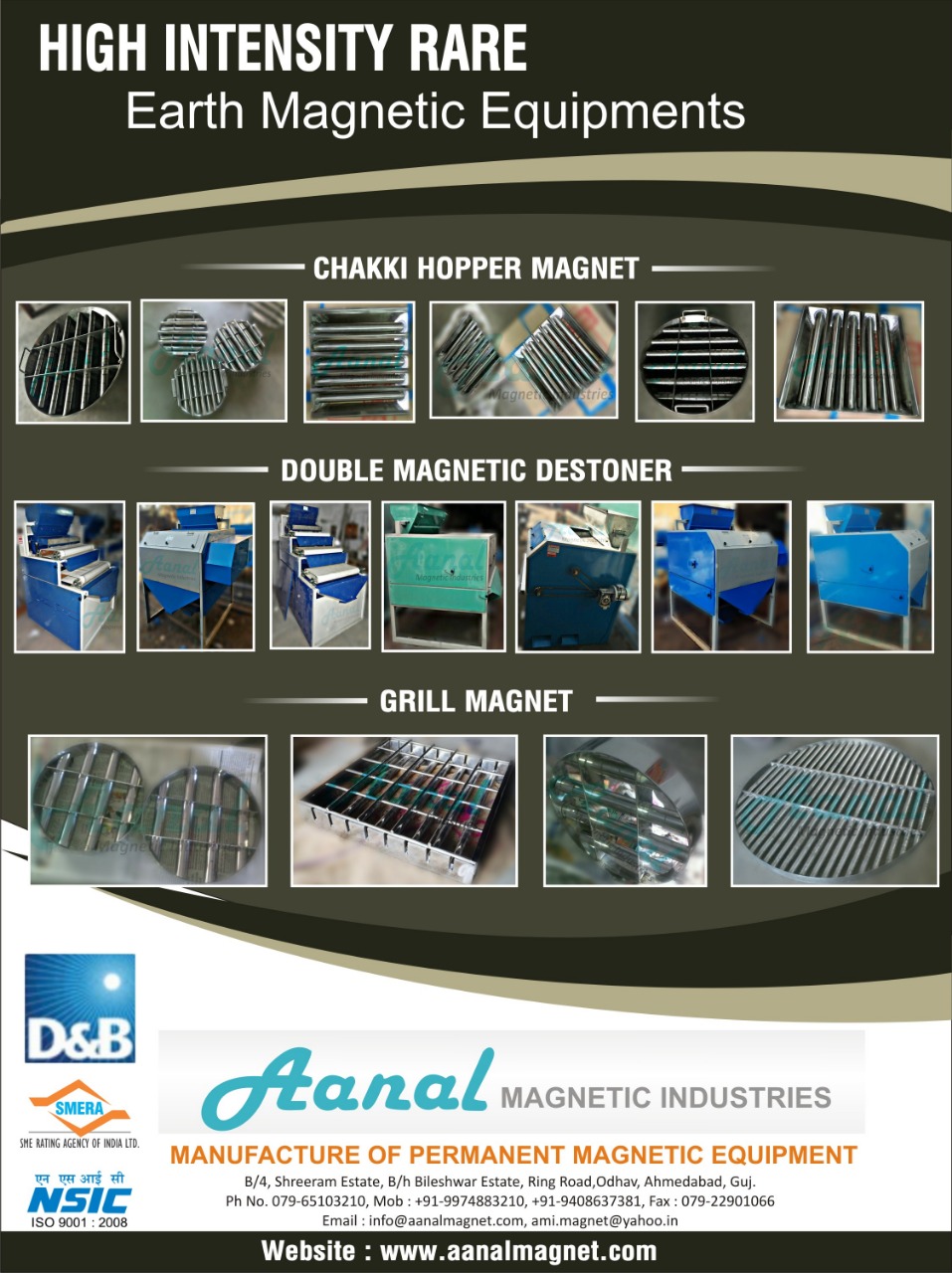 Aanal Magnetic Industries - Manufacturers of Magnetic Equipments