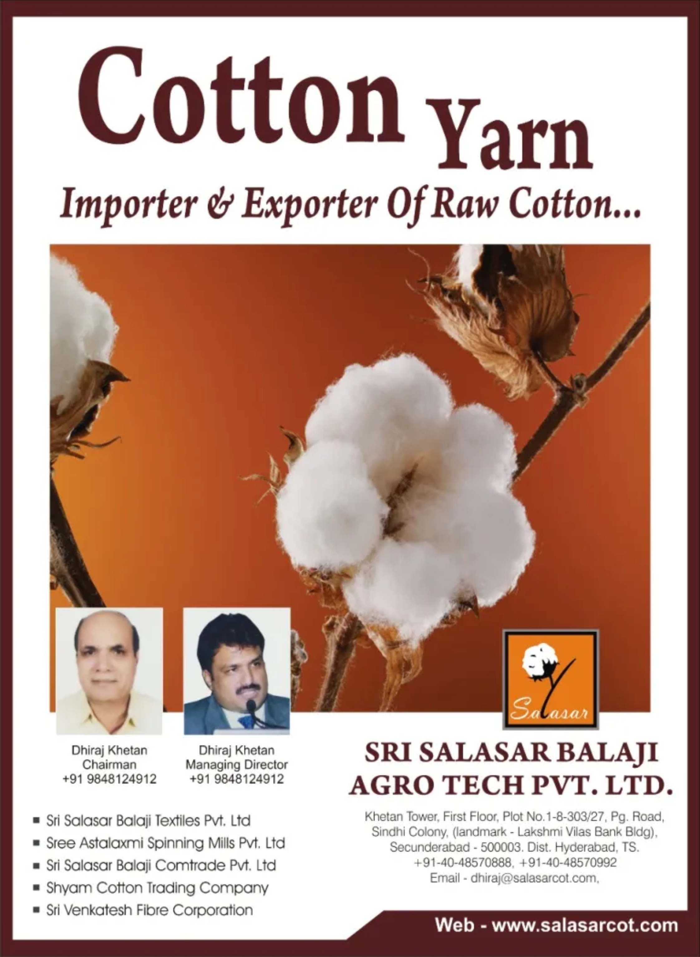 Sri Salasar Balaji Agro Tech ( P) Ltd.